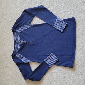 Lucky brand long sleeve blue top size S